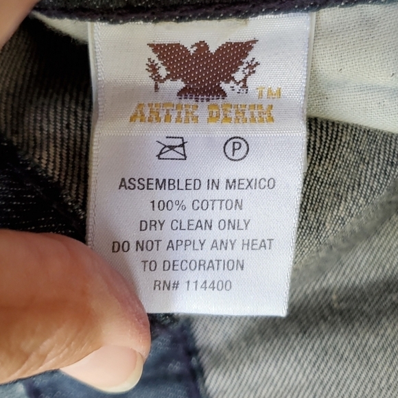 Antik Mens Jeans Lots of Studs EUC - Picture 7 of 7